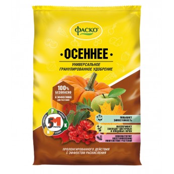 Минеральное удобрение комплексное ФАСКО 5М-гранула Осеннее УД0102ФАС36 1 кг