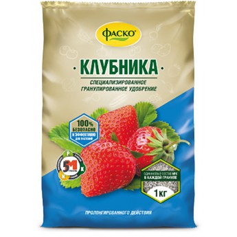 Минеральное удобрение комплексное ФАСКО 5М-гранула для клубники УД0102ФАС40 1 кг